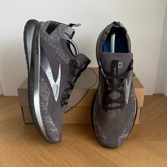 Brooks Levitate 4 Grey/Black Men Running Sneakers- SZ 11 main image 7